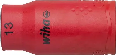 Image de Clé à douille hexagonale 1/2", 13 mm, VDE, Wiha | 4010995430801