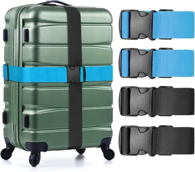 Imagen del producto de Estante para equipaje ajustable, de 193 cm, disponible en 4 colores, ideal para transportar equipaje