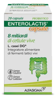 Obrázok produktu pre ENTEROLACTIS, 20 kapsúl, 8 miliárd živých buniek