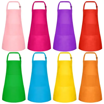 Produktbild von Solidchoice – Verstellbare Kinderschürzen mit 2 Taschen für kreative Aktivitäten