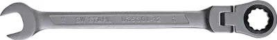 Produktbild von SW-Stahl 03530L-12 Gabelringratschenschlüssel, 12 mm, mit Gelenk