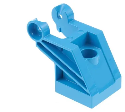 Produktbild von 1xLego Duplo Kran Arm Halterung 2x2 dunkel azur blau Auto Fahrzeug 6286225 15450