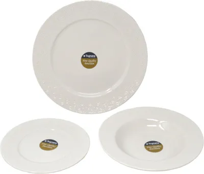 Produktbild von Tognana Tafelservice 18 Stück Margaret, Porzellan, Weiß, Geschirr