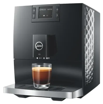 Zdjęcie produktu dla JURA C3, Ekspres do espresso, 1,6 l, Ziarna kawy, Wbudowany młynek, 1450 W, Czarny
