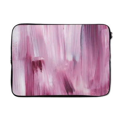 Produktbild von MuchoWow® Laptop Hülle 14 ZollFarben - Farbe - Rosa Laptoptasche - Laptoptasche - Stoßsicher - Schutzhaube