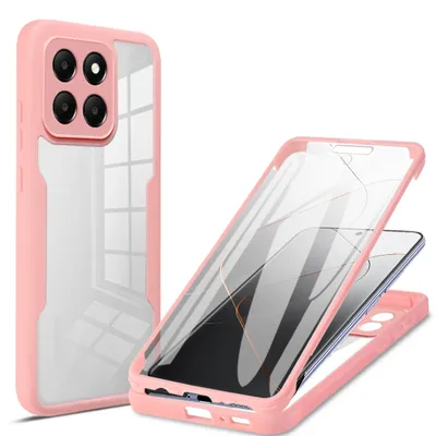 Immagine prodotto di Custodia a 360 gradi per Xiaomi 17 con protezione per display e fotocamera, rosa