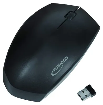 Obrázok produktu pre TI021 Ergonomická bezdrôtová myš s Bluetooth, dual-mode, 2400 MHz + Bluetooth, s rozlíšením 1200 DPI, režim spánku, vypínač, čierna