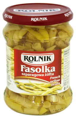 Image de Fasolka Szparagowa Żółta (haricots verts jaunes) 470 g