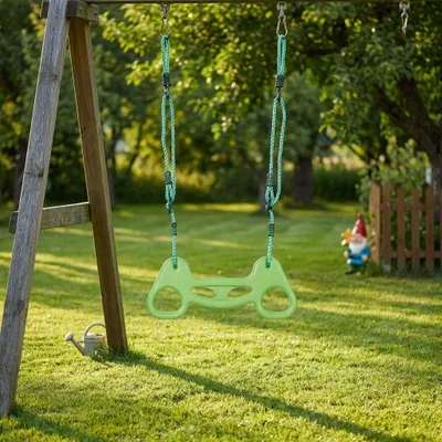 Immagine prodotto di Milani Home - trapezio per altalena bambini, plastica, con corde regolabili, , multicolor