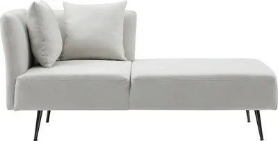 Produktbild von Rechte Stoff-Chaiselongue creme NAPASA