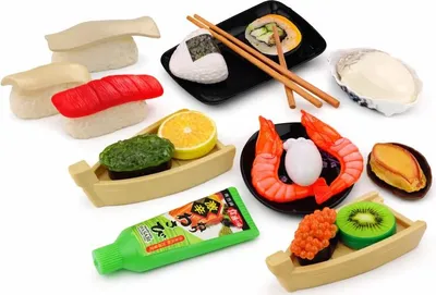 Zdjęcie produktu dla Zestaw do przygotowywania sushi dla dzieci 24 elementy