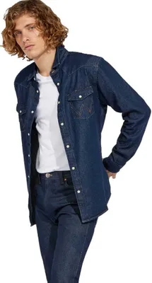 Produktbild von Wrangler 27MW Herren -Denim -Shirt New W5MSLW301 112130242
