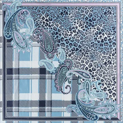 Immagine prodotto di ROECKL sciarpa Patchwork Leo Scarf Black / Silver multicolore