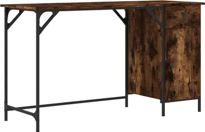 Obrázek produktu pro vidaXL Počítačový stůl kouřový dub 131x48x75 cm materiál na bázi dřeva