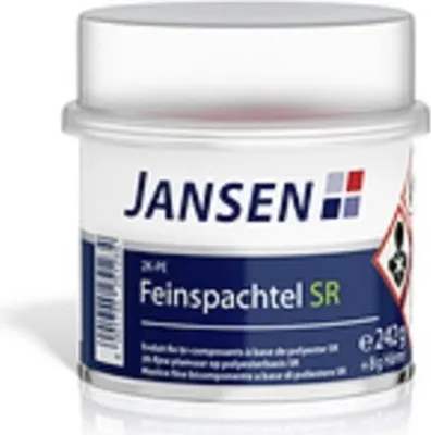 Produktbild von Jansen 2K-PE-Feinspachtel SR inkl. Härter 0,25 kg weiß