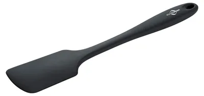Teigschaber aus Silikon, 27,8 cm, schwarz, spülmaschinengeeignet