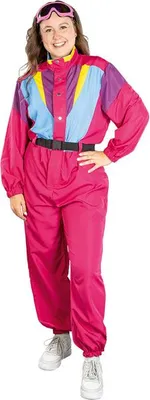 Produktbild von Kostüm - Damen - Vintage Ski-Anzug - pink - Gr. 36/38