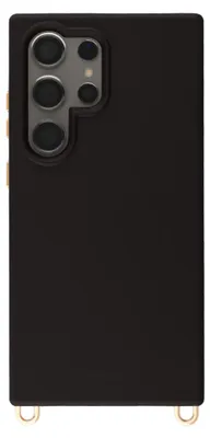 Zdjęcie produktu dla Etui ochronne Selencia Rivièra z magnetycznym mocowaniem MagSafe i odpinanymi zaczepami, przeznaczone do telefonu Samsung Galaxy S24 Ultra - kolor: Velvet Black