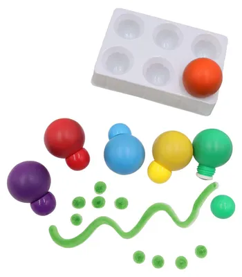 Zdjęcie produktu dla EDUPLAY 370056 Dabber kulkowy zestaw 6 sztuk