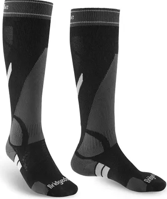 Zdjęcie produktu dla Bridgedale Lightweight Merino Performance Długie skarpety Czarne EU 36-39 Męskie Czarne EU 36-39