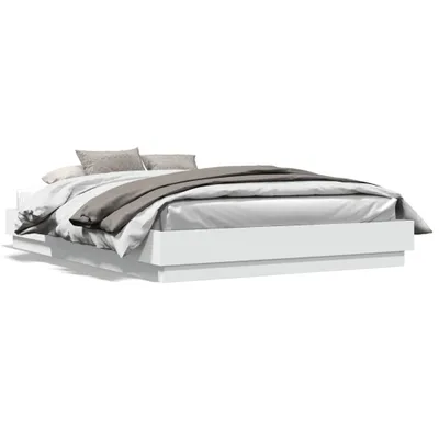 Immagine prodotto di vidaXL Struttura letto bianca 140x200 cm in materiale ligneo
