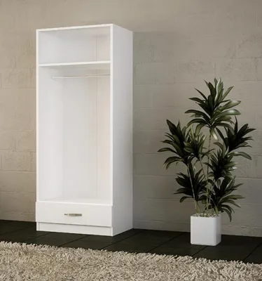 Image de Armoire Armoire murale Garde-robe Chambre à coucher Moderne Marron 60cm