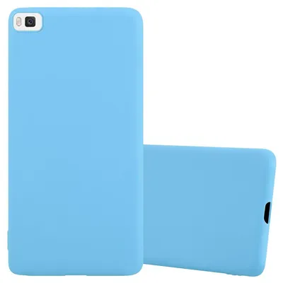Image de Cadorabo Housse pour Huawei P8 Housse en bleu Housse pour portable TPU Silicone Etui Case Cover