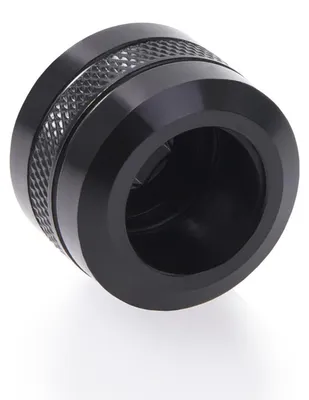 Produktbild von Alphacool 17473, Anpassung, Messing, Schwarz, 1/4", 23 mm, 2,6 cm