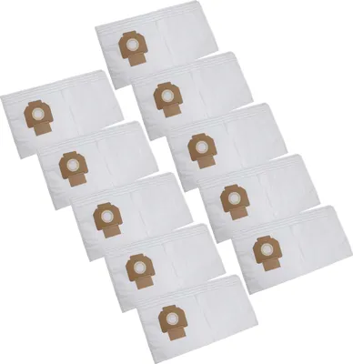 Produktbild von vhbw 50x Staubbeutel kompatibel mit Nilfisk-Alto Attix 30, 350, 30-01, 360, 30-11, 30-21, 350-01, 360-11, 360-21 Staubsauger - 34,8cm x 29,4cm Weiß