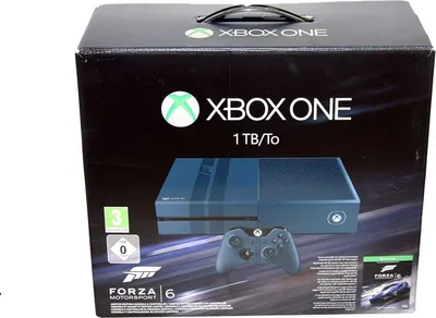 Produktbild von Microsoft Xbox One 1TB + Forza Motorsport 6, Xbox One, Schwarz, Blau, 8192 MB, DDR3, AMD Radeon, HDD