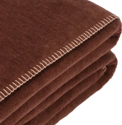 Produktbild von Depotex Wohndecke Doubleface 150x200 cm, Farbe :brown - taupe