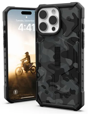 Produktbild von Urban Armor Gear 114472114061, Cover, Apple, iPhone 16 Pro Max, 17,5 cm (6.9"), Schwarz, Grau