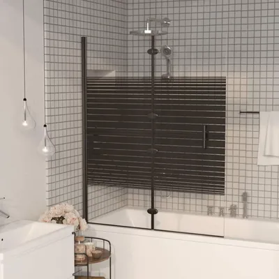 Obrázek produktu pro Skládací sprchový panel - Sprchová zástěna - Sprchové dveře - Sprchová přepážka - Sprchová oddělovací stěna