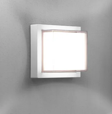 Produktbild von CENTURY PURA LED-Außenwandleuchte, quadratisch, weiß, 10 W, 3000 K, IP65