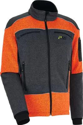 Produktbild von PSS Faserstrickjacke X-treme Arctic Orange/Grau Größe M