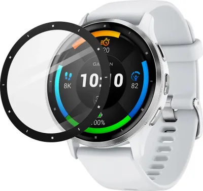 Produktbild von Strap-it Displayschutzfolie – 45 mm mit Ein-Klick-Werkzeug – Passend für Garmin Venu 4 (45 mm) – Blasenfrei, kratzfest – Transparent