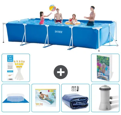 Produktbild von Rechteckiger Frame Pool - 450x220x84 cm - 7-teilig S171