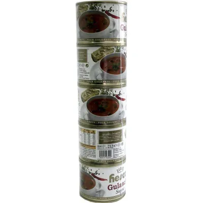 Immagine prodotto di Zuppa di gulasch Hesco con doppia guarnizione concentrato 5 lattine 1060ml