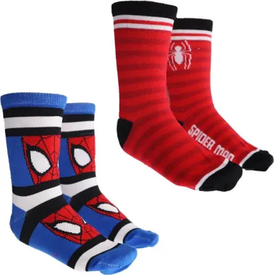 Produktbild von Marvel Spiderman lange Kinder Socken 2er Pack – 23/26