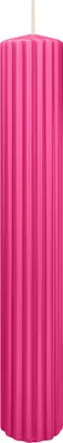Produktbild von Rillen Kerzen Pink 300 x Ø 45 mm, 4 Stück