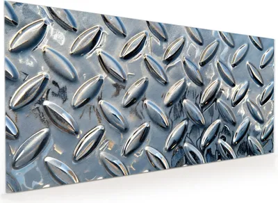 Produktbild von Küchenrückwand Spritzschutz Glas mit Motiv Riffelblechmuster 40 x 40 cm