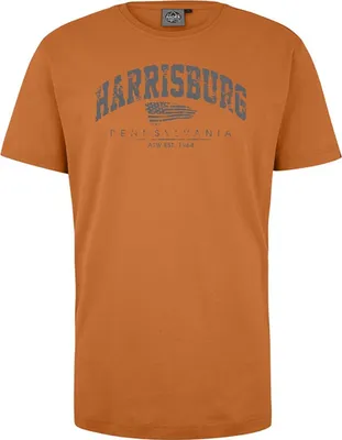 Produktbild von Übergrößen T-Shirt Harrisburg Grau AHORN SPORTSWEAR dark orange 10XL