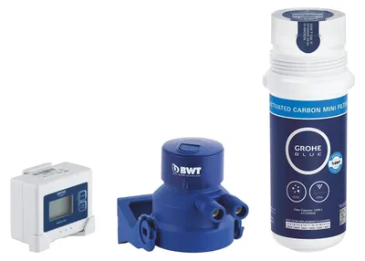 Wasserfilter Starterset, Aktivkohle, 1500 l, für Küchenarmaturen
