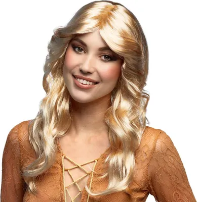 Produktbild von Boland 86172, Karnevalskostüm-Perücke, Erwachsener, Uni, Polyester, Blond, 287 g