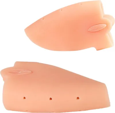 Produktbild von INF Verstellbare SEBS Zehenspreizer - 2 Paare für überlappende Zehen & Hallux Valgus