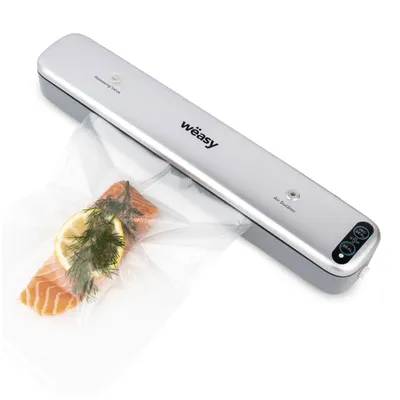 Produktbild von Wëasy Vakuumiergerät SIL85 / 30 cm / für trockene & feuchte Lebensmittel / 10 waschbare Beutel