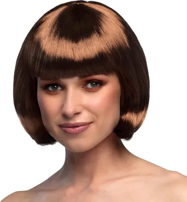 Produktbild von Braune Bob Perücke Rieke
