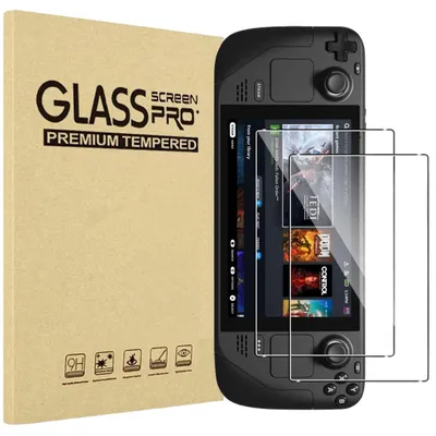 Produktbild von Gehärtetes Glas für Valve STEAM DECK-Konsole [2er-Pack] Displayschutzfolie Phonillico®