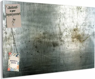 Produktbild von Magnettafel 90x60cm magnetisch & beschreibbar Metall-Board - es Metall