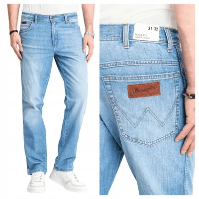 Immagine prodotto di Wrangler | Jeans da uomo, modello Texas, taglio dritto, classico, vestibilità regular, taglia W31 L34